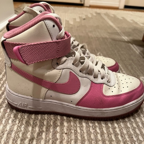 NIKE Custom Made By You Pink/White/Off White Sneakers - Picture 2 of 4